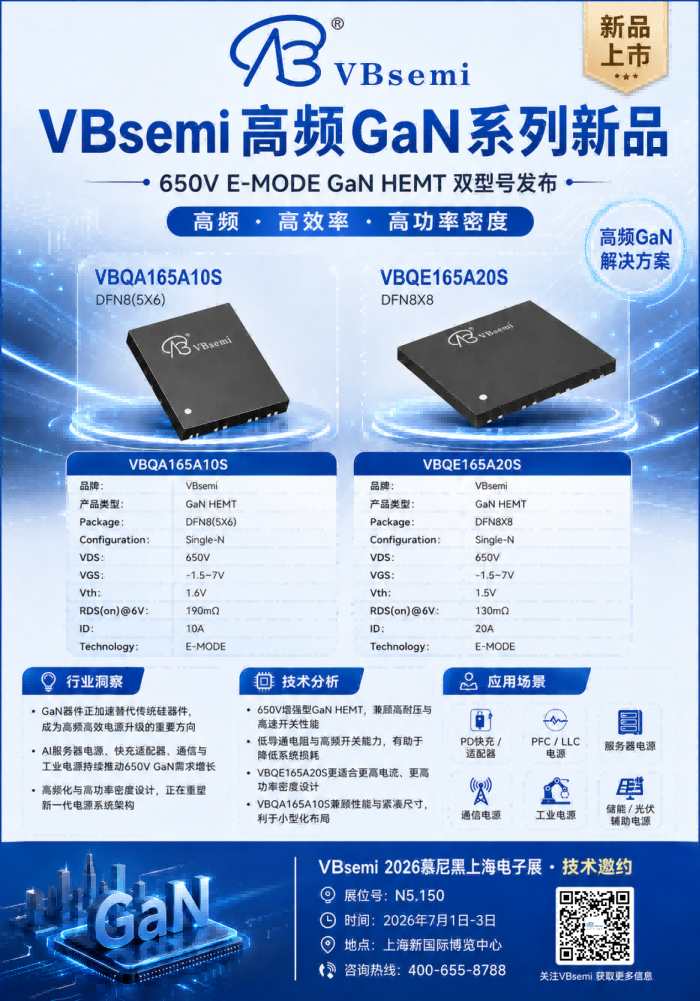 VBsemi new GaN product